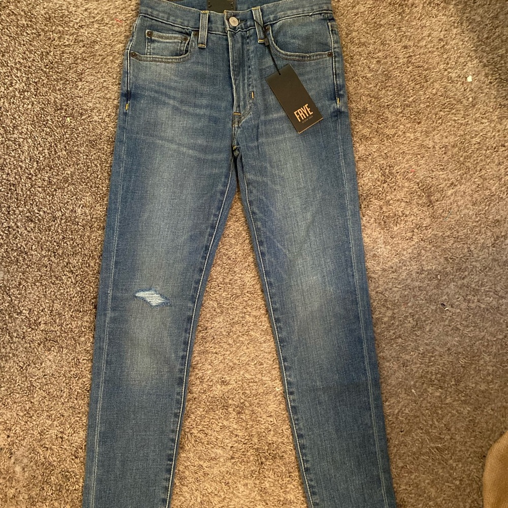 Frye ankle crop jeans